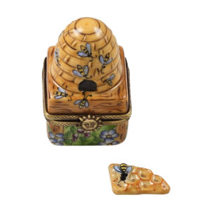 Floral Beehive with Removable Honeycomb