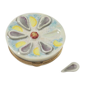 Oyster Plate with Removable Oyster Shell