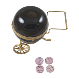 BBQ Grill with Removable Hamburger Patties